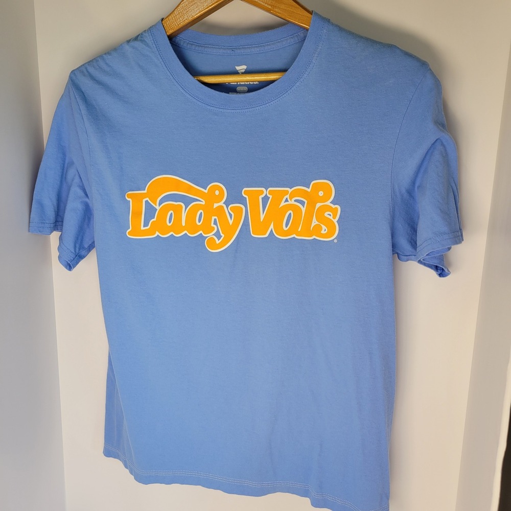 Fanatics Tennessee Lady Vols T-Shirt Womens Medium Blue Orange 23 Graphic Tee